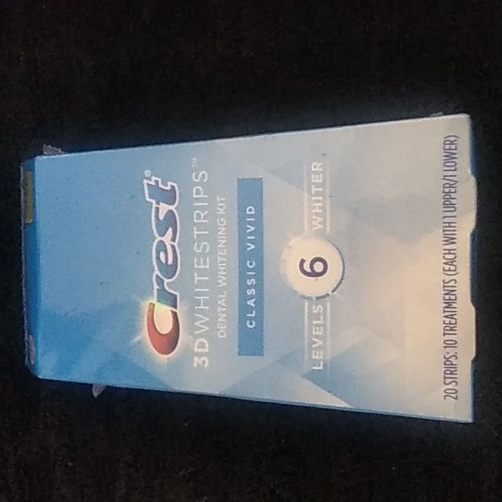 Crest 3D whitening strips